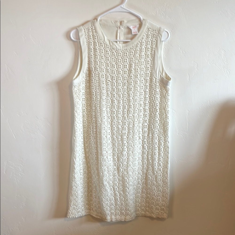 Joe Fresh Cream Sleeveless Midi Dress